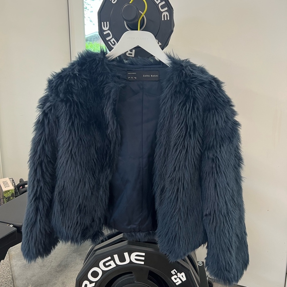 Blue Fur Zara Jacket - Size Small